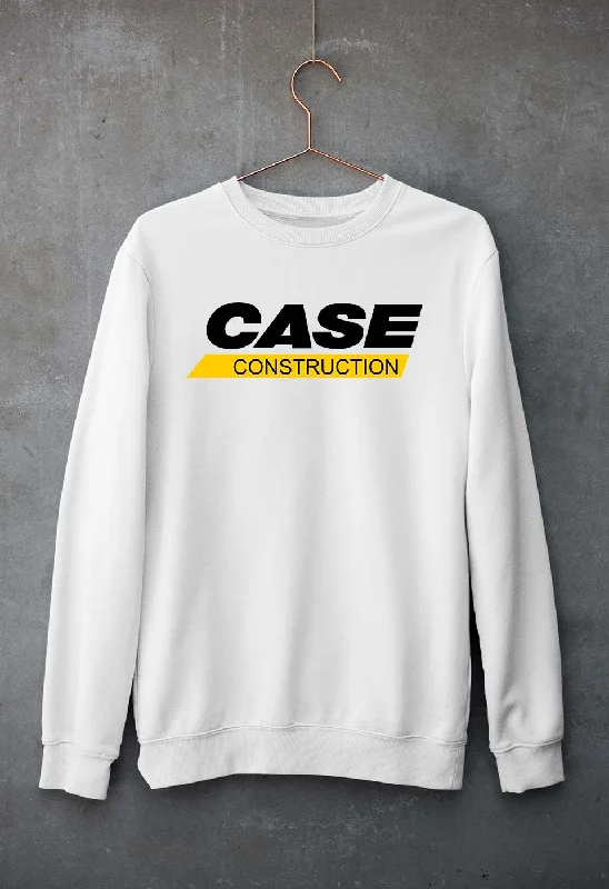 case construction Sweatshirt for Men/Women Hoodie with Half-Zip Sporty Casual