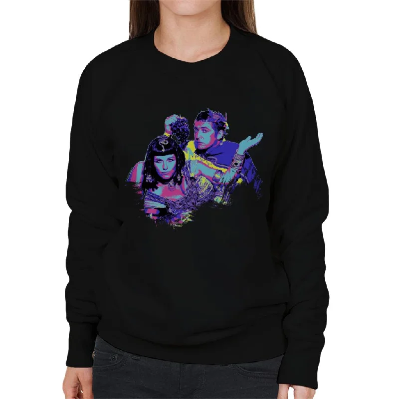 TV Times Kat And Alfie Eastenders Pop Art Stylised Women's Sweatshirt Hoodie with Drawcord Adjustable Secure TV Times Kat And Alfie Eastenders Pop Art Stylised Women's Sweatshirt Hoodie with Drawcord Adjustable Secure