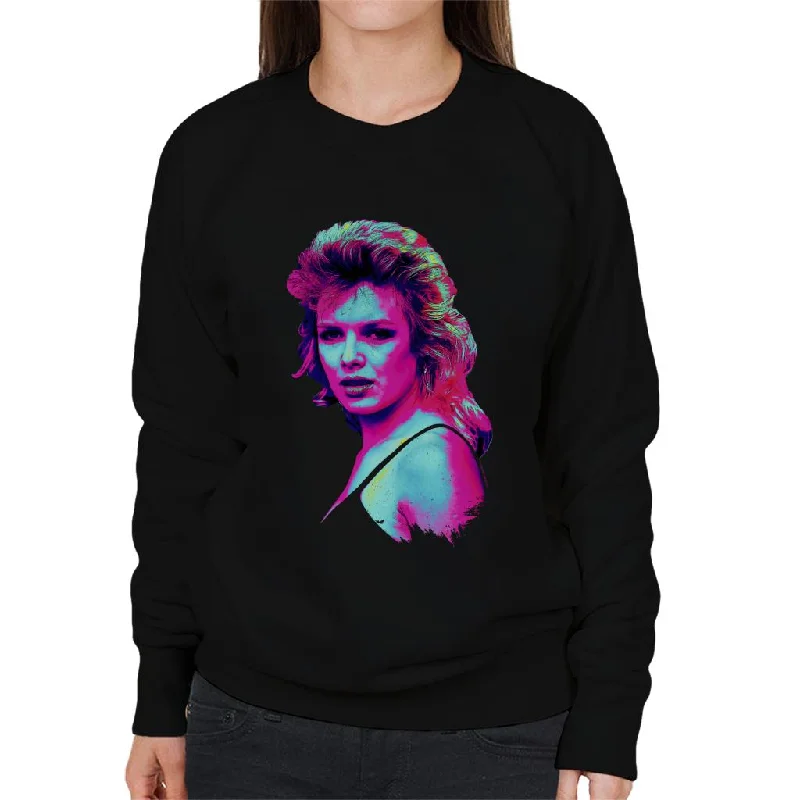 TV Times Kim Wilde 1983 Pop Art Stylised Women's Sweatshirt Hoodie with Drop Shoulder Relaxed Streetwear TV Times Kim Wilde 1983 Pop Art Stylised Women's Sweatshirt Hoodie with Drop Shoulder Relaxed Streetwear