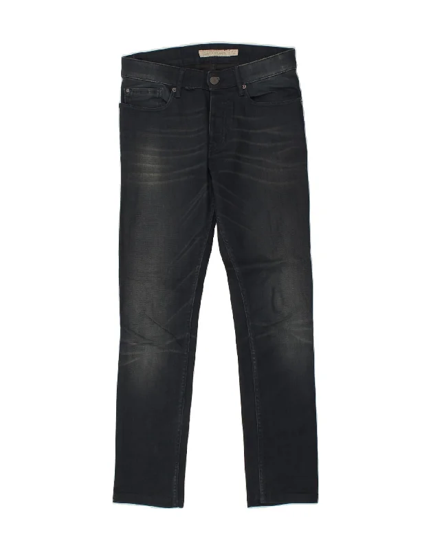 CALVIN KLEIN Womens Slim Jeans W29 L32 Navy Blue Cotton Fashionable Slim Fit Jeans