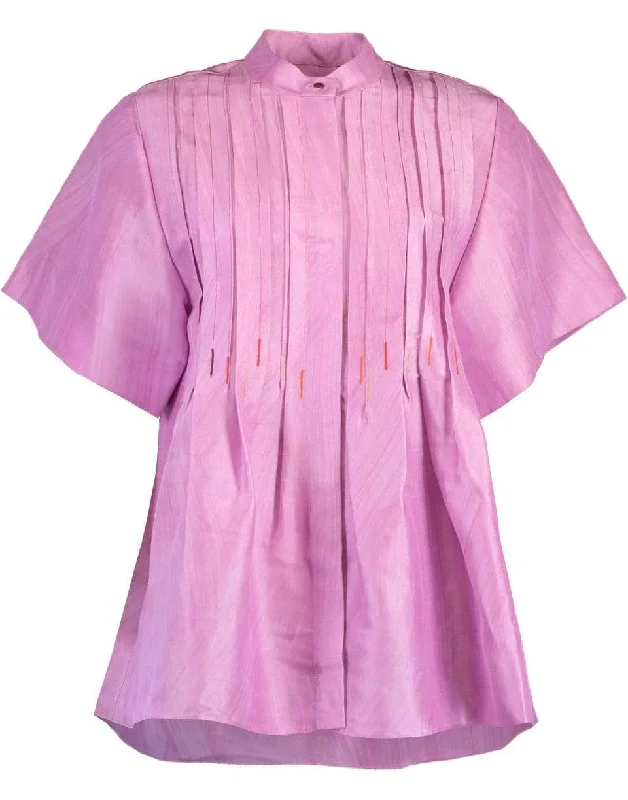 Heather Ambre Silk Blouse Sleeveless Summer Blouse
