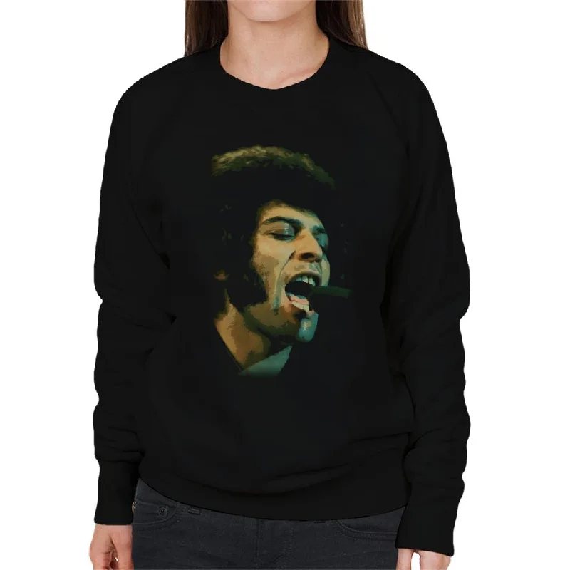 TV Times Ray Dorset Mungo Jerry Women's Sweatshirt Hoodie with Longline Fit Extended Stylish TV Times Ray Dorset Mungo Jerry Women's Sweatshirt Hoodie with Longline Fit Extended Stylish