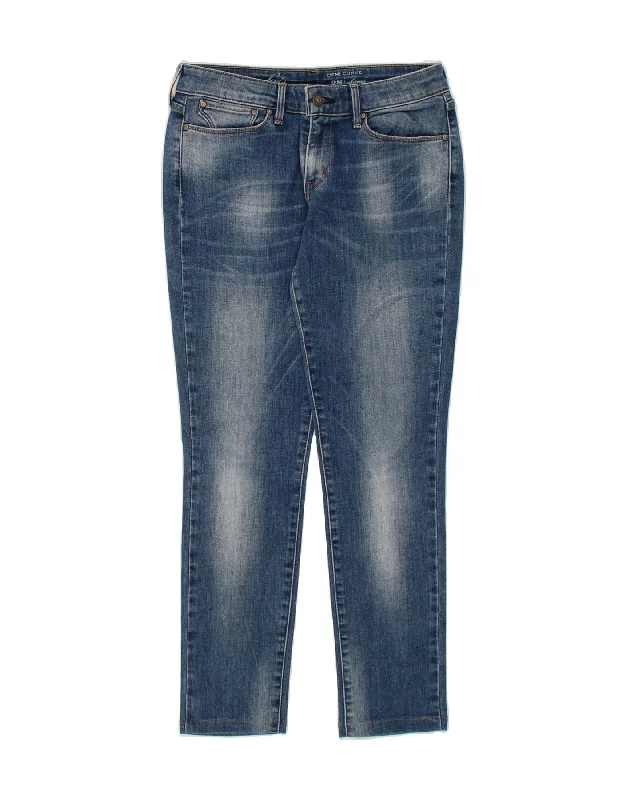 LEVI'S Womens Demi Curve Skinny Jeans W28 L28 Blue Cotton Chic Faded Blue Jeans