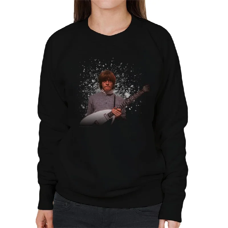 TV Times Brian Jones Rolling Stones Women's Sweatshirt Hoodie with Puffed Sleeves Voluminous Trendy TV Times Brian Jones Rolling Stones Women's Sweatshirt Hoodie with Puffed Sleeves Voluminous Trendy