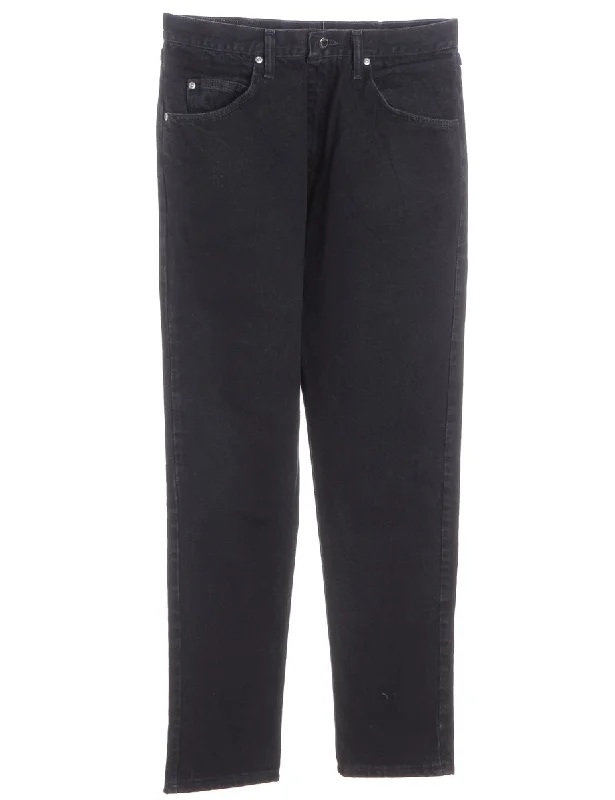 Label Thomas Tapered Denim Jeans Chic Rolled Cuff Denim Jeans