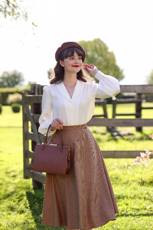 Julie Silk Blouse Feminine Satin Blouse