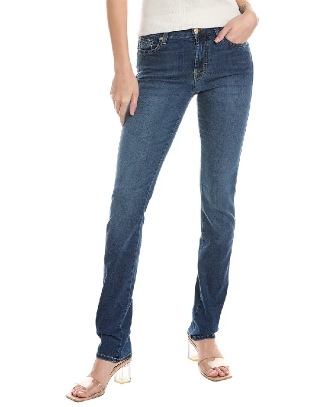 7 For All Mankind Kimmie New Luxe Duc Form Fitted Straight Leg Jean Fashionable Raw Hem Bootcut Jeans 7 For All Mankind Kimmie New Luxe Duc Form Fitted Straight Leg Jean Fashionable Raw Hem Bootcut Jeans