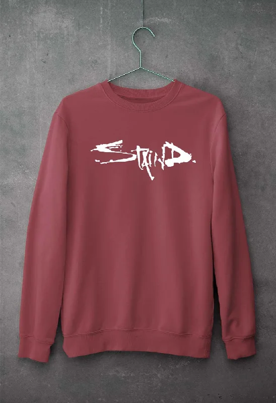 Staind Sweatshirt for Men/Women Hoodie with Hem Elastic Stretchable Comfortable