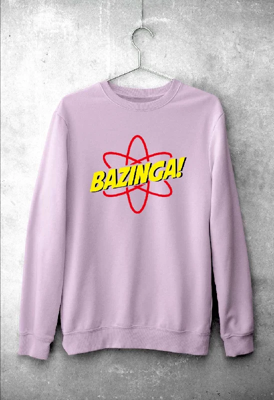 Sheldon Cooper Bazinga Unisex Sweatshirt for Men/Women Hoodie with Batwing Sleeves Loose Dramatic Sheldon Cooper Bazinga Unisex Sweatshirt for Men/Women Hoodie with Batwing Sleeves Loose Dramatic