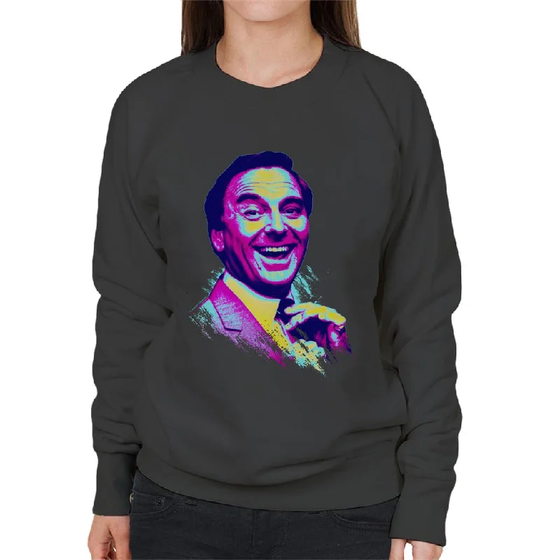 TV Times Bob Monkhouse 1982 Pop Art Stylised Women's Sweatshirt Hoodie with Elastic Cuffs Stretchable Comfortable TV Times Bob Monkhouse 1982 Pop Art Stylised Women's Sweatshirt Hoodie with Elastic Cuffs Stretchable Comfortable