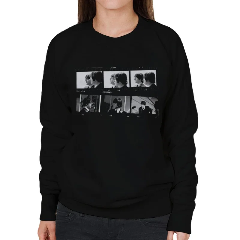 TV Times Beatles Lennon McCartney Photo Strip Women's Sweatshirt Hoodie with Half-Zip Sporty Casual TV Times Beatles Lennon McCartney Photo Strip Women's Sweatshirt Hoodie with Half-Zip Sporty Casual