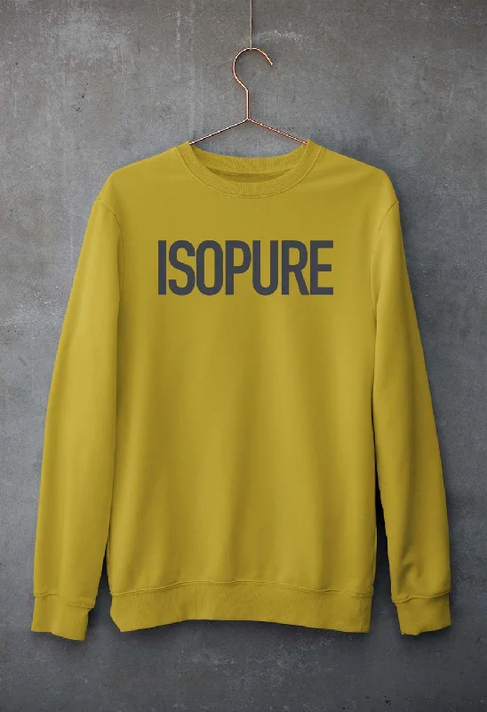 isopure Sweatshirt for Men/Women Hoodie with Mock Neck Collared Structured