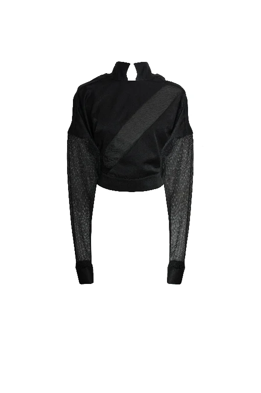 AUSTRALIS BLACK OVERSIZED BLOUSE Casual Relaxed Fit Blouse