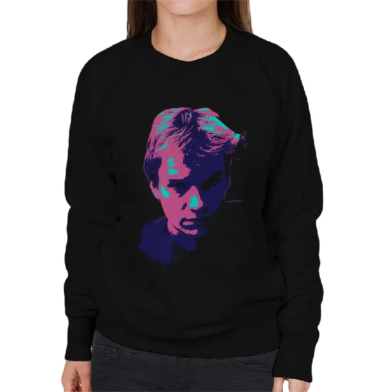 TV Times Portrait Of Musician Sting Pop Art Stylised Women's Sweatshirt Hoodie with Lining Warm Insulated TV Times Portrait Of Musician Sting Pop Art Stylised Women's Sweatshirt Hoodie with Lining Warm Insulated