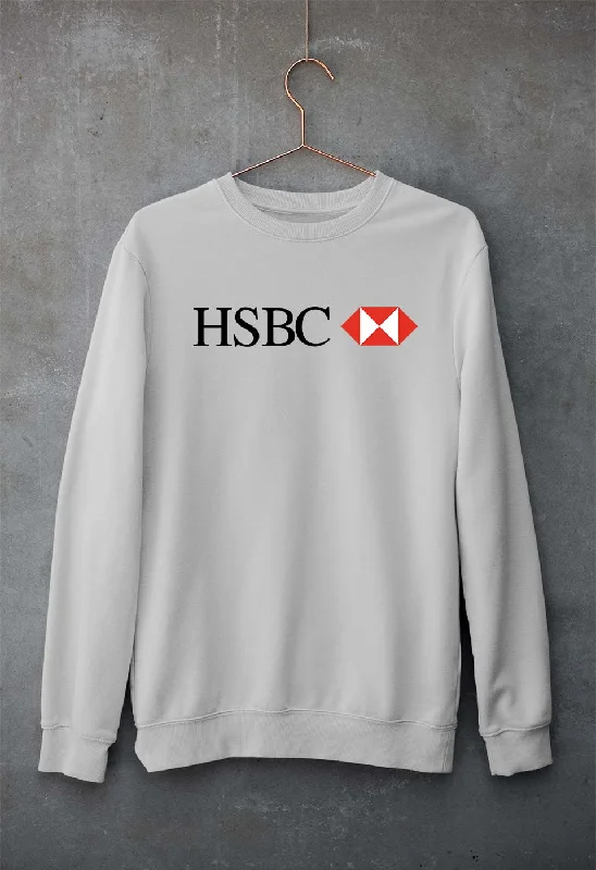 hsbc Sweatshirt for Men/Women Hoodie with Puffed Sleeves Voluminous Trendy