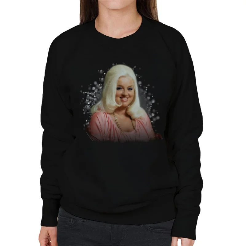 TV Times Diana Dors 1983 Women's Sweatshirt Hoodie with Color Block Contrast Stylish TV Times Diana Dors 1983 Women's Sweatshirt Hoodie with Color Block Contrast Stylish