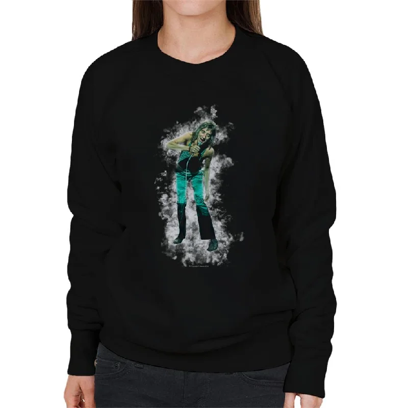 TV Times Rod Stewart Live Smoke Effect Women's Sweatshirt Hoodie with Cuffed Sleeves Snug Secure TV Times Rod Stewart Live Smoke Effect Women's Sweatshirt Hoodie with Cuffed Sleeves Snug Secure