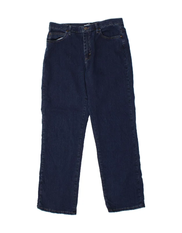 LEE Womens Relaxed Fit Straight Jeans US 14 XL W34 L32 Navy Blue Cotton Comfortable Jogger Style Jeans LEE Womens Relaxed Fit Straight Jeans US 14 XL W34 L32 Navy Blue Cotton Comfortable Jogger Style Jeans