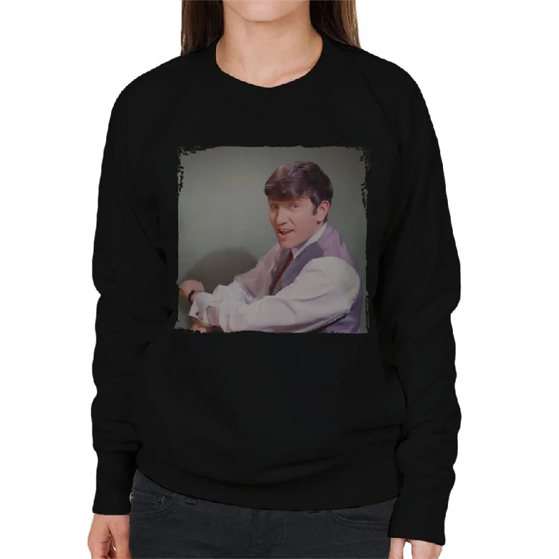 TV Times Jimmy Tarbuck 1964 Women's Sweatshirt Hoodie with Stripes Bold Sporty