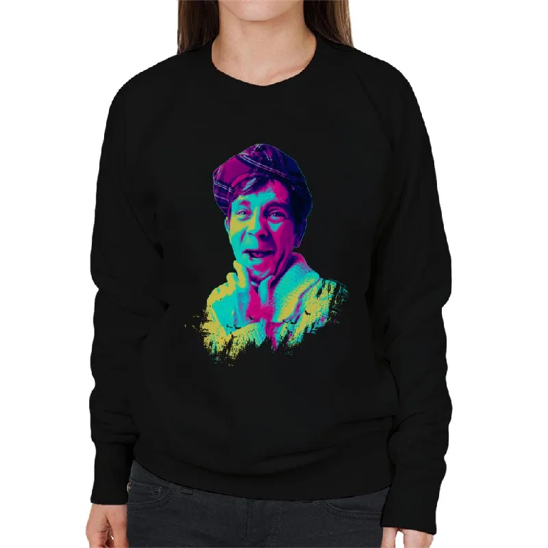 TV Times Norman Wisdom 1968 Pop Art Stylised Women's Sweatshirt Hoodie with Hidden Zipper Minimalist Clean TV Times Norman Wisdom 1968 Pop Art Stylised Women's Sweatshirt Hoodie with Hidden Zipper Minimalist Clean