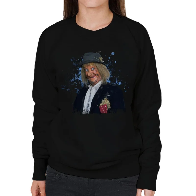 TV Times Jon Pertwee As Worzel Gummidge Women's Sweatshirt Hoodie with Earth Tones Natural Calm TV Times Jon Pertwee As Worzel Gummidge Women's Sweatshirt Hoodie with Earth Tones Natural Calm