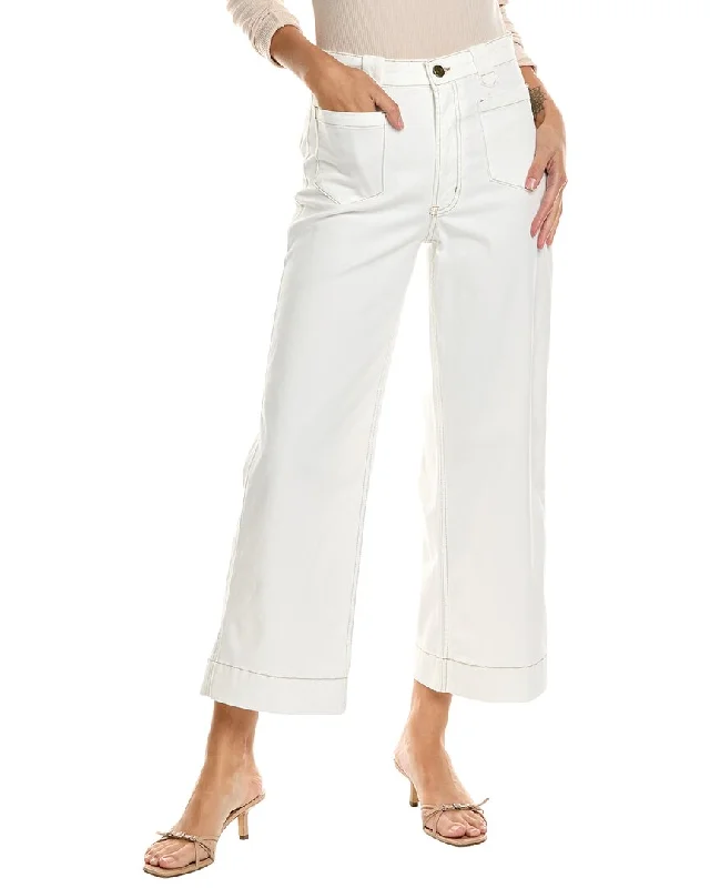 FRAME Denim Natural Utility Relaxed Straight Jean Chic Cropped Jeans