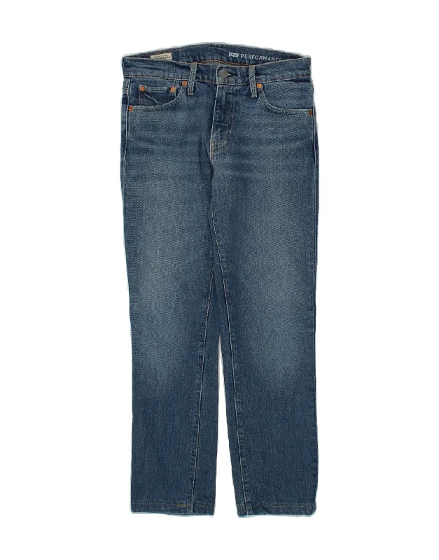 LEVI'S Womens 511 Slim Jeans W30 L28  Blue Cotton Stylish Tapered Fit Jeans
