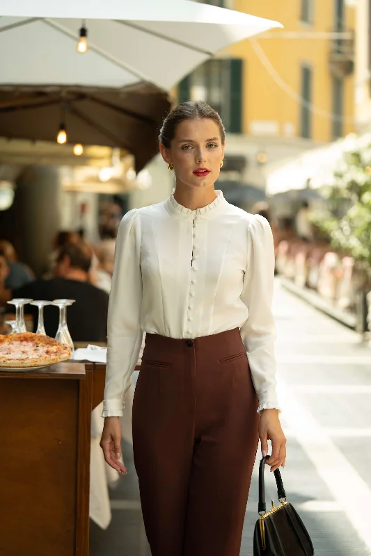 Patricia Silk Blouse Soft Satin Blouse