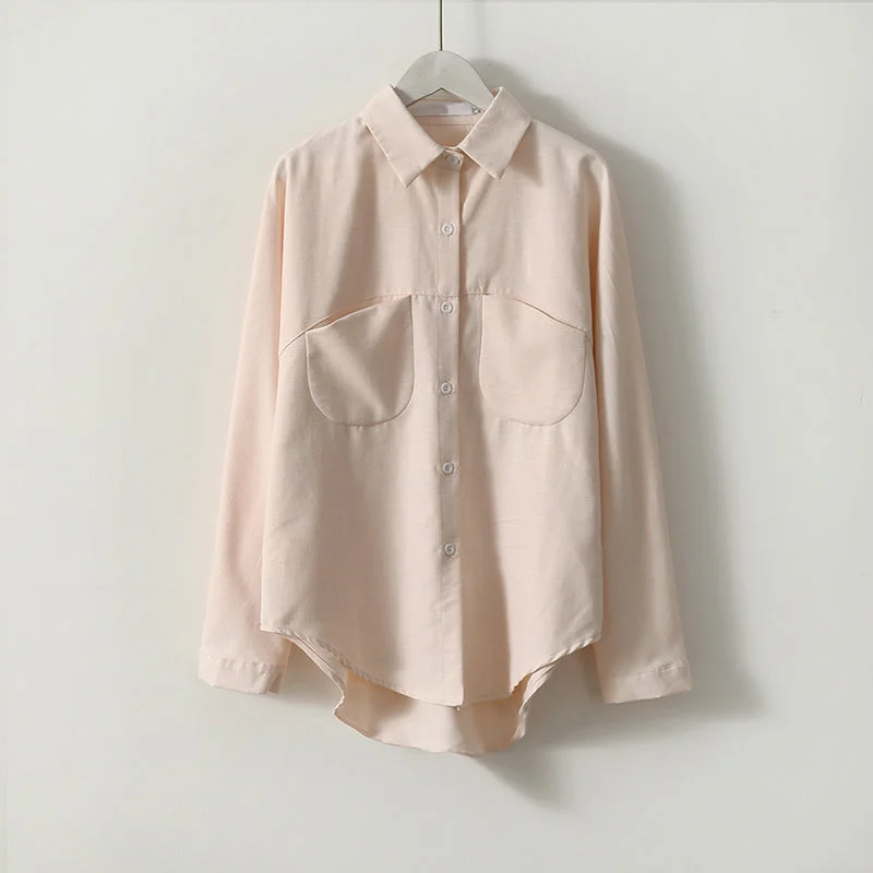 Women Summer Blouse Polished Work Blouse