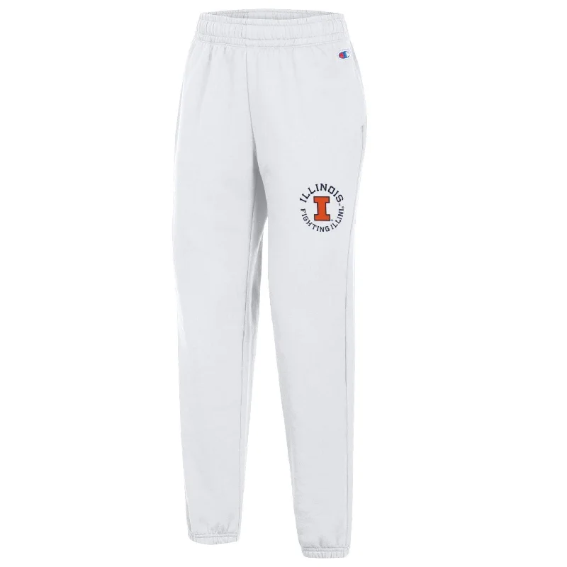 Illinois Fighting Illini Women's Champion Fleece Pant Classic Bootcut Trousers