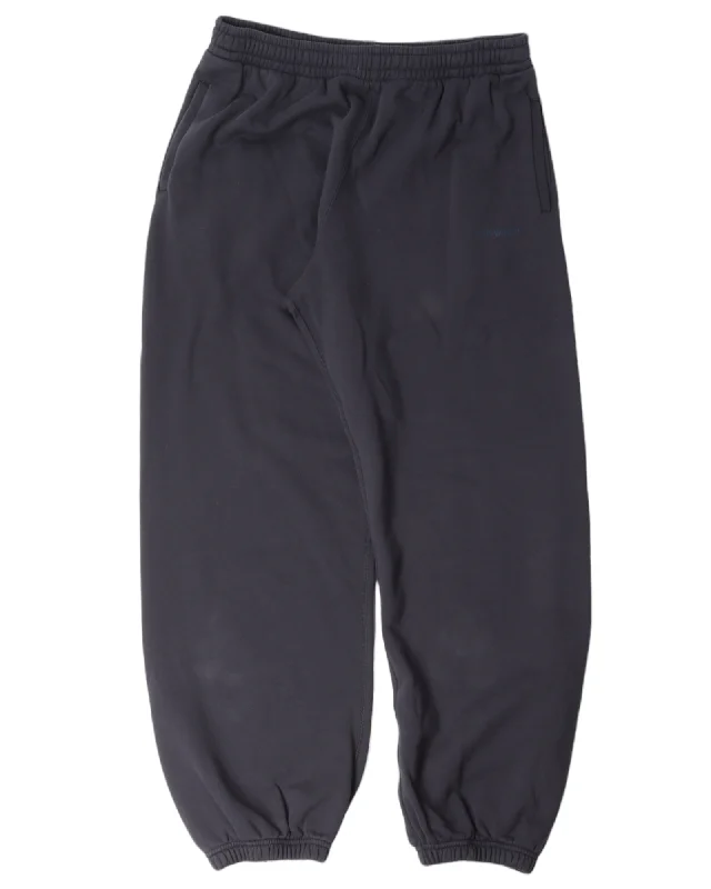 Grey Sweat Pants Soft Stretch Trousers