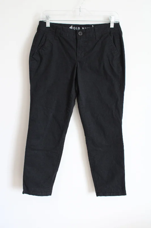 Old Navy Regular Fit Black Chino Pants | 4 Soft Sweatpants Style