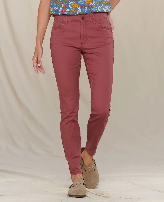 Earthworks 5 Pocket Skinny Pant Sleek Black Pants