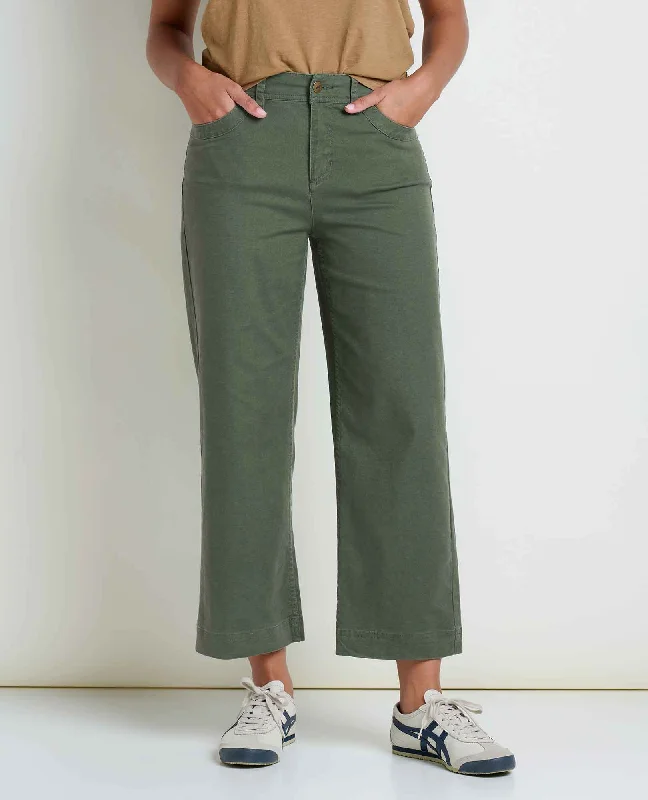 Earthworks Wide Leg Pant Comfortable Pleated Pants