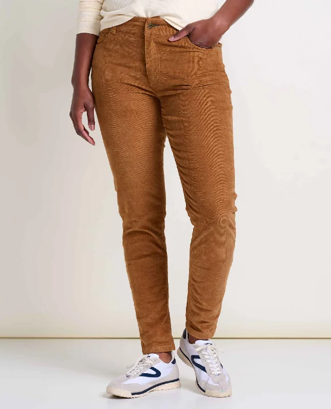 Karuna Cord 5 Pocket Skinny Pant Elegant Trouser Pants