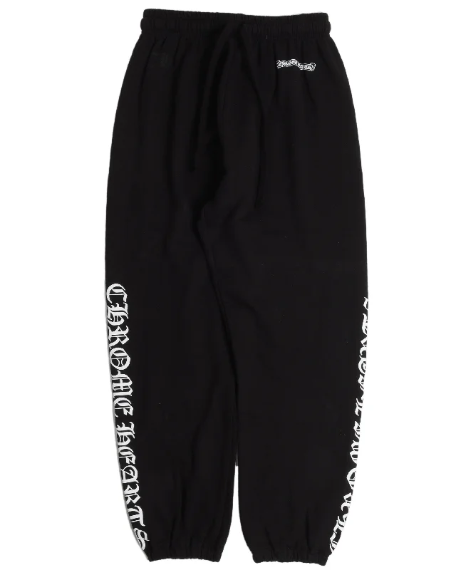 Side Hit Sweat Pants High-Waist Jeans