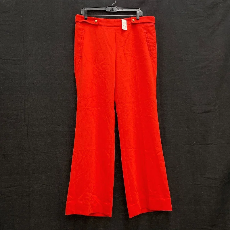 NWT Wmns Ann Taylor LOFT Blood Orange Wide Leg Dress Pants Sz 12 Soft Stretch Leggings NWT Wmns Ann Taylor LOFT Blood Orange Wide Leg Dress Pants Sz 12 Soft Stretch Leggings