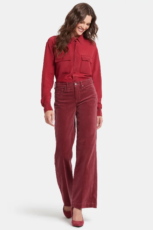 Teresa Wide Leg Pants - Paintbrush Relaxed Lounge Trousers