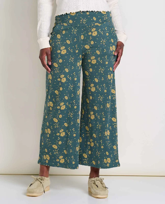 Chaka Wide Leg Pant Slim-Fit Khaki Pants