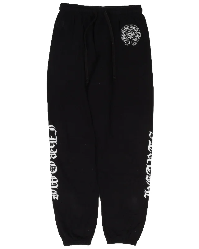 Horseshoe Sweat Pants Slim-Fit Leggings