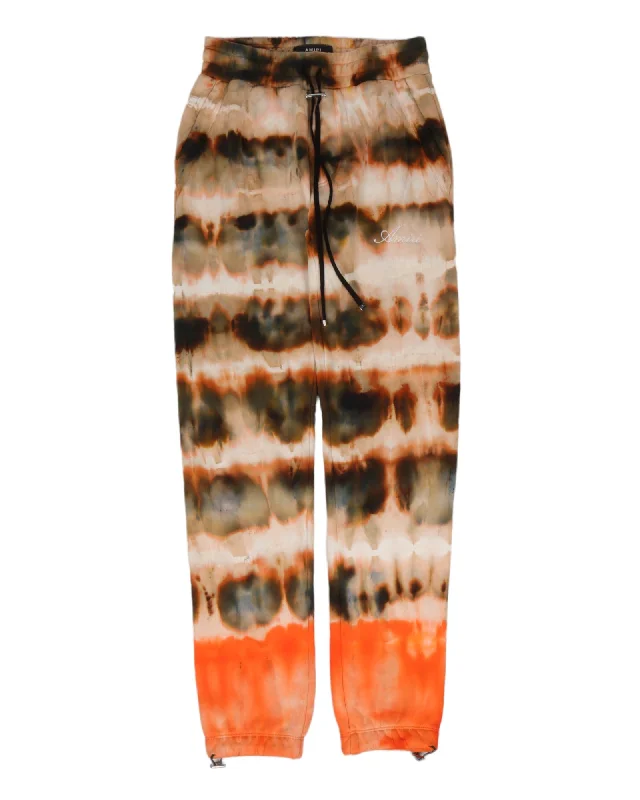 Tie Dye Sweat Pant Relaxed Linen Pants