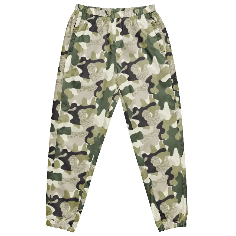 CAMOUFLAGE Unisex Track Pants Elegant Wool Trousers