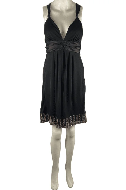BCX women's black sequin dress size L