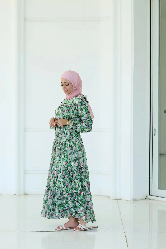 Bella Shop Women's Turkish Chiffon Dress