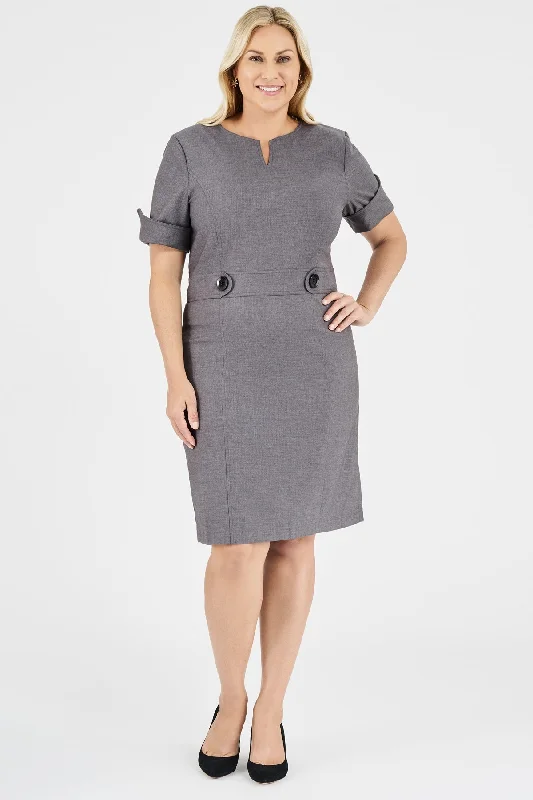 Ladies' Kate Dress - Empire Grey