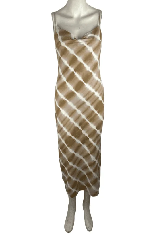 Guess women's tie dye taupe tank dress size S/P