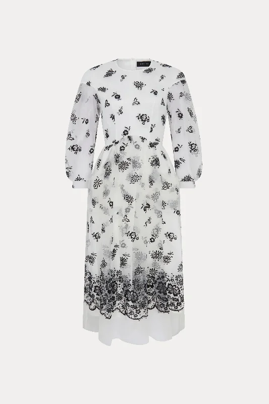 Ivory Drop Pocket Signature Dress