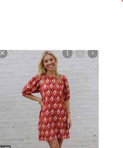 Michelle McDowell Pointing Forward Berry Drew Dress