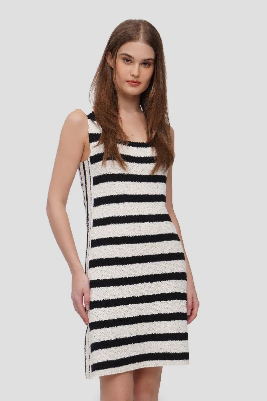 Textured Pinafore Dress