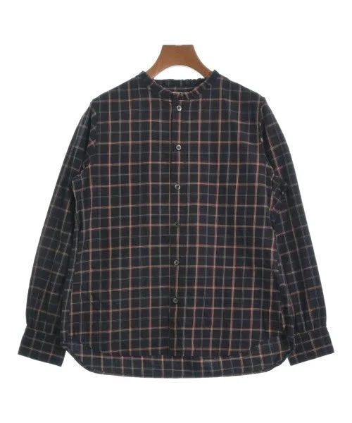 GRANDMA MAMA DAUGHTER Casual shirts Notch Collar Peter Pan Collar Cowl Neck